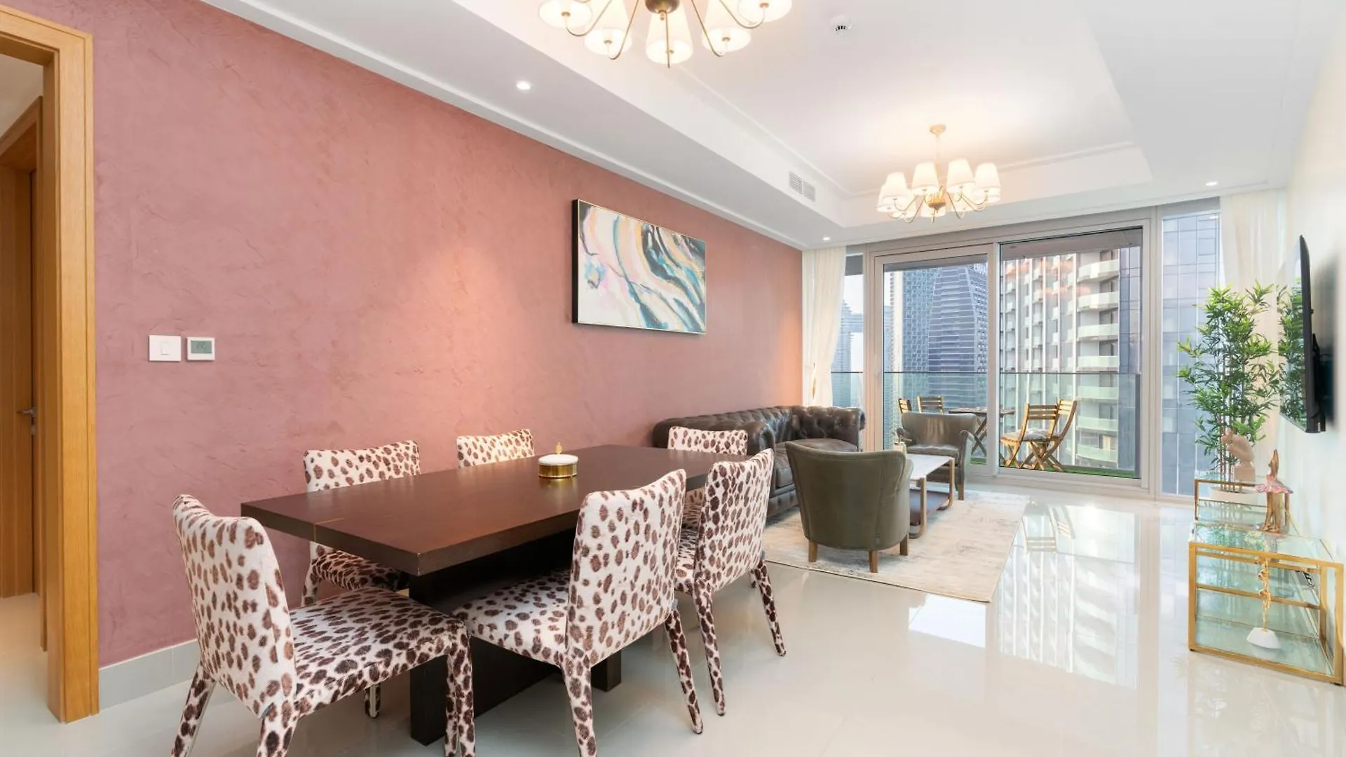 Lux Bnb Opera Grand Burj Sea & Fountain View Dubai Apartment