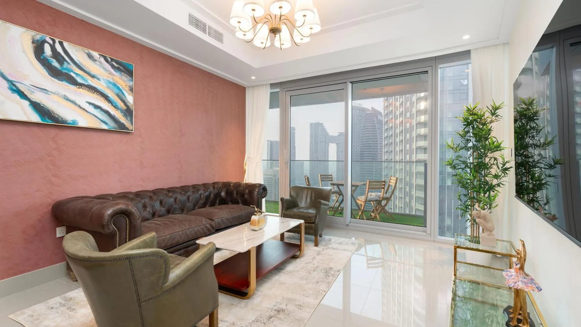 Lux Bnb Opera Grand Burj Sea & Fountain View Dubai Apartment